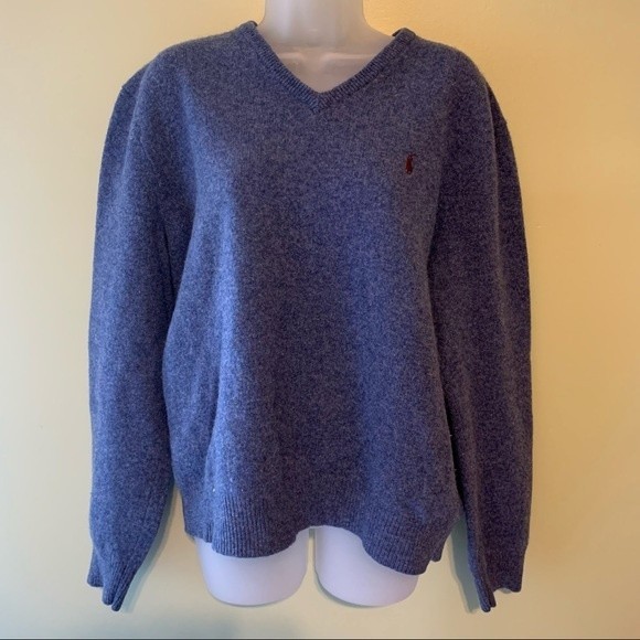 Polo Ralph Lauren 100% Lambswool Sweater Size XL